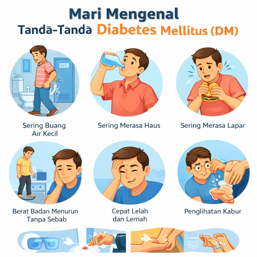 Mari Kita Mengenali Tanda-Tanda Diabetes Mellitus